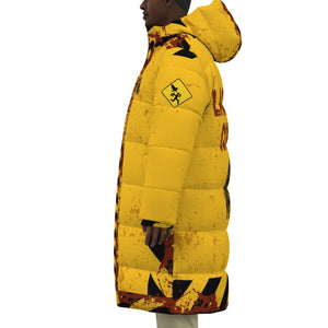 BEWARE THE OWL Unisex Long Down Jacket