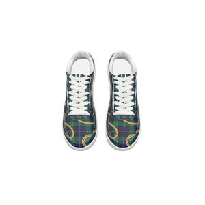 PLAID IN GOLD Men's Air Force Shoes
