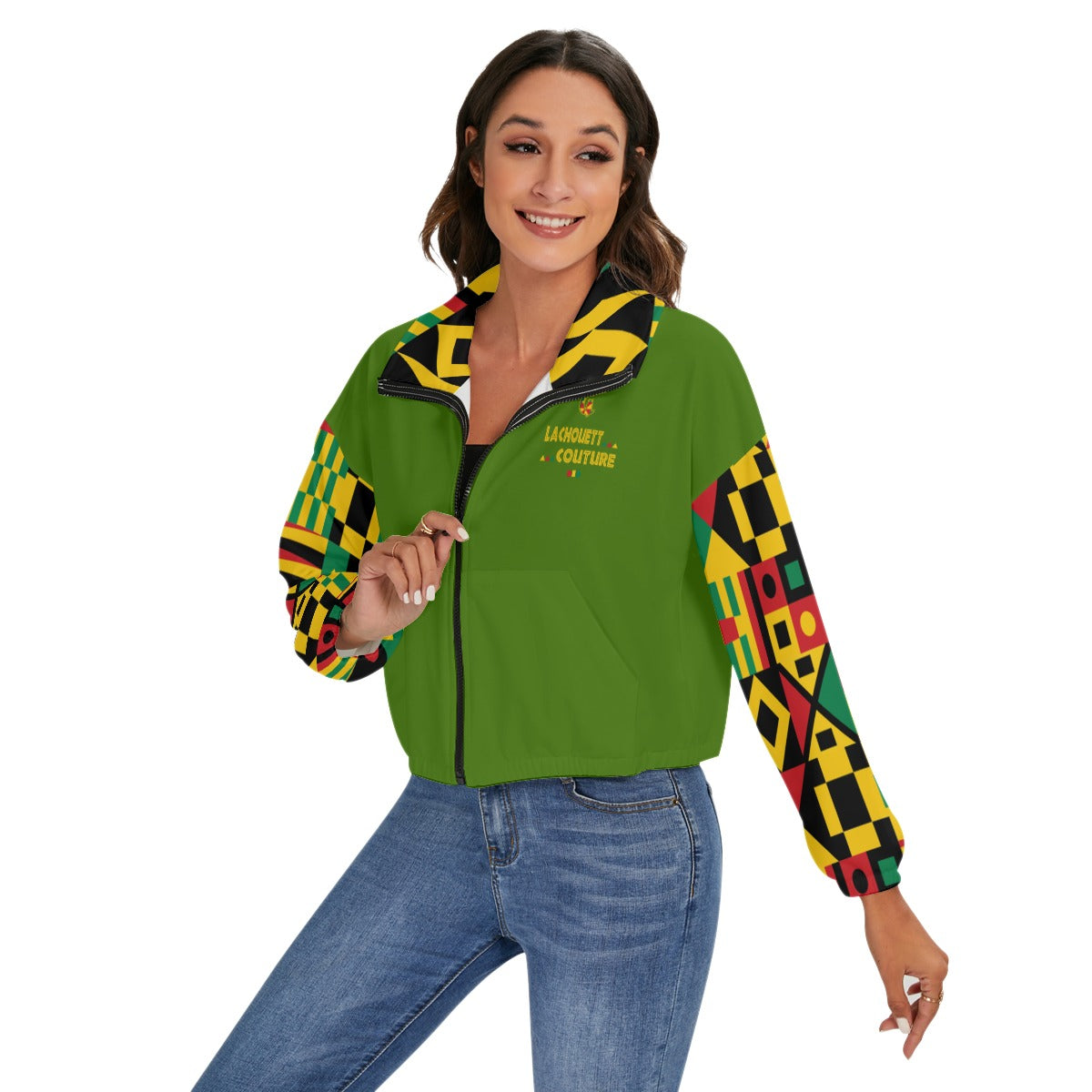 KENTE BUTAN KAKI Women's Zip Jacket