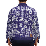 ADINKRA MXBLUE Unisex Lapel Jacket