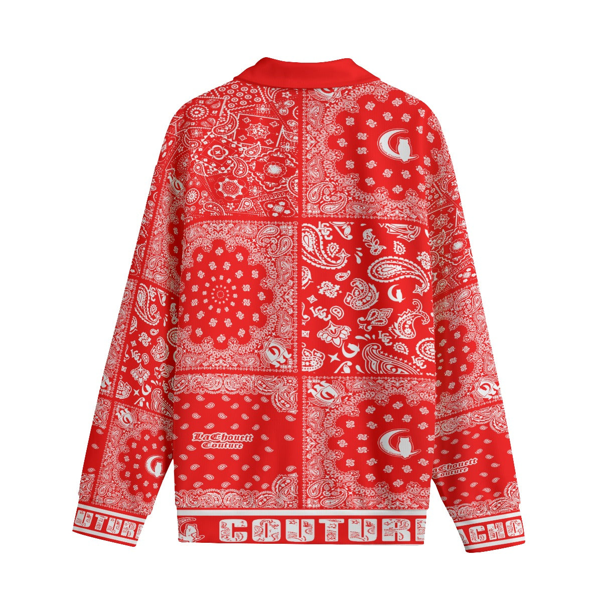 BANDANA MIX Bs'UP Unisex Lapel Collar Sweater