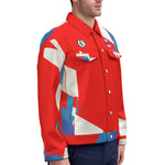 FRANCE RED Unisex Lapel Jacket