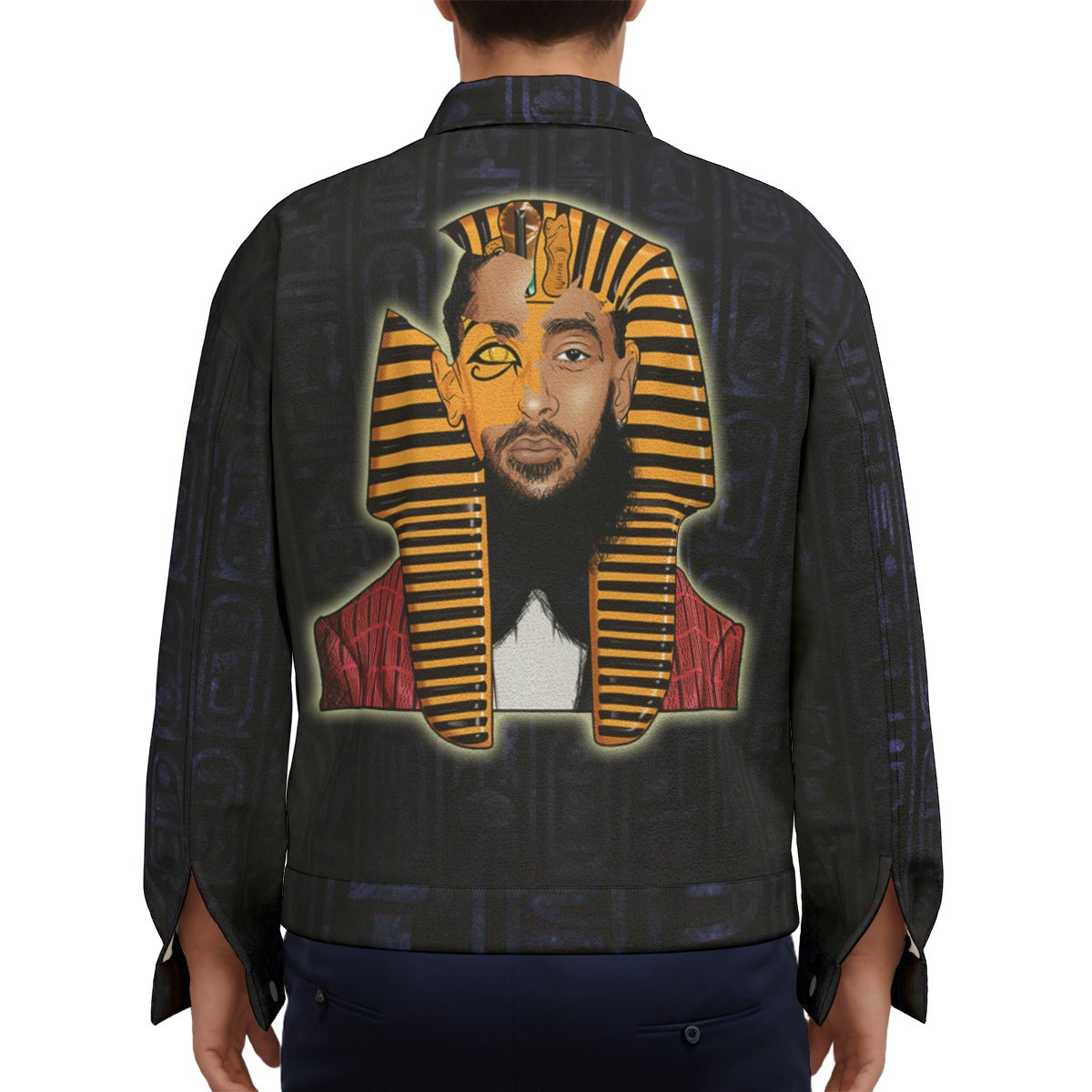 Nipsey Tha Great Unisex Lapel Jacket  Cotton