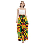kente butan Women's High Waist Wide Leg Trousers