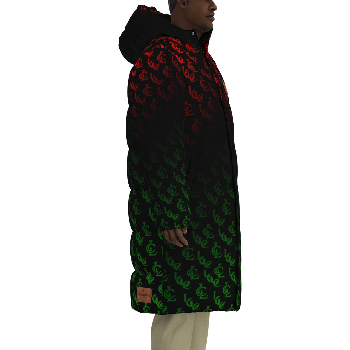 LCC RBG BLC Unisex Long Down Jacket