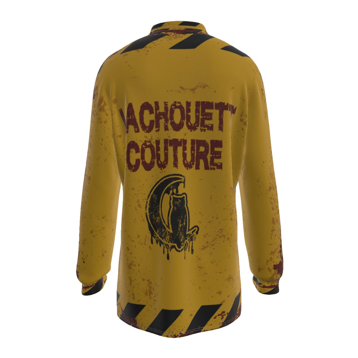 BEWARE Long Sleeve Polo Shirt