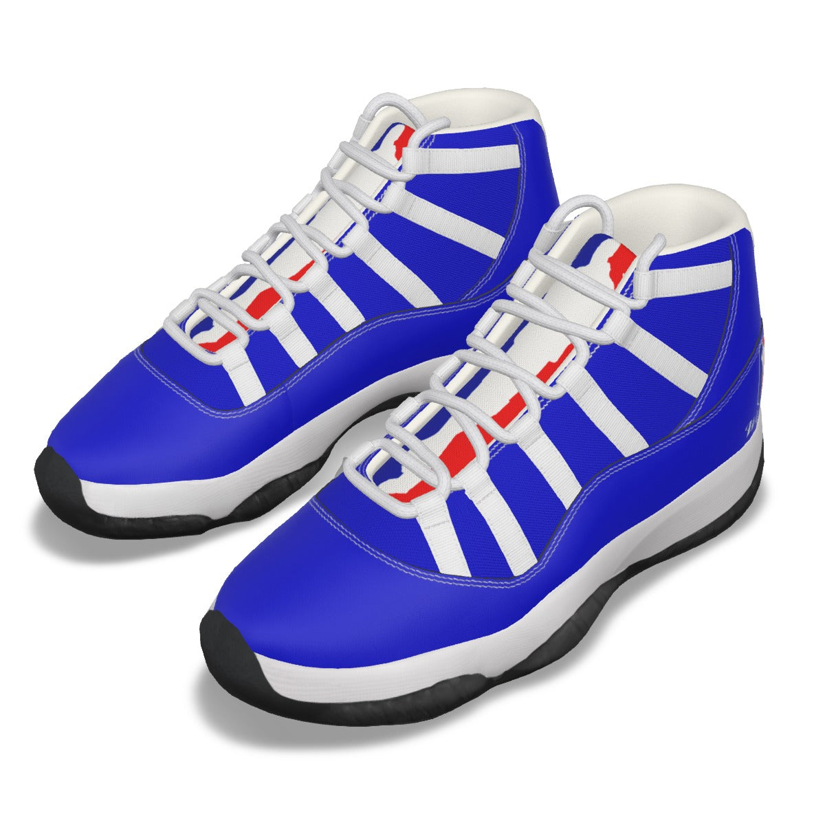 WESTSIDE BLUE Men's High Top Basketball Shoes