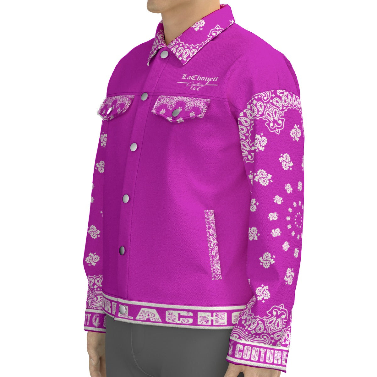 BANDANA V.I.P GRAPES Unisex Lapel Jacket