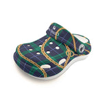 PLAID IN GOLD Kid's Classic Clogs