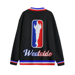 WESTSIDE WHT Unisex V-neck Cardigan With Button Closure