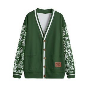 ADINKRA MXGRN Unisex Knitted Cardigan