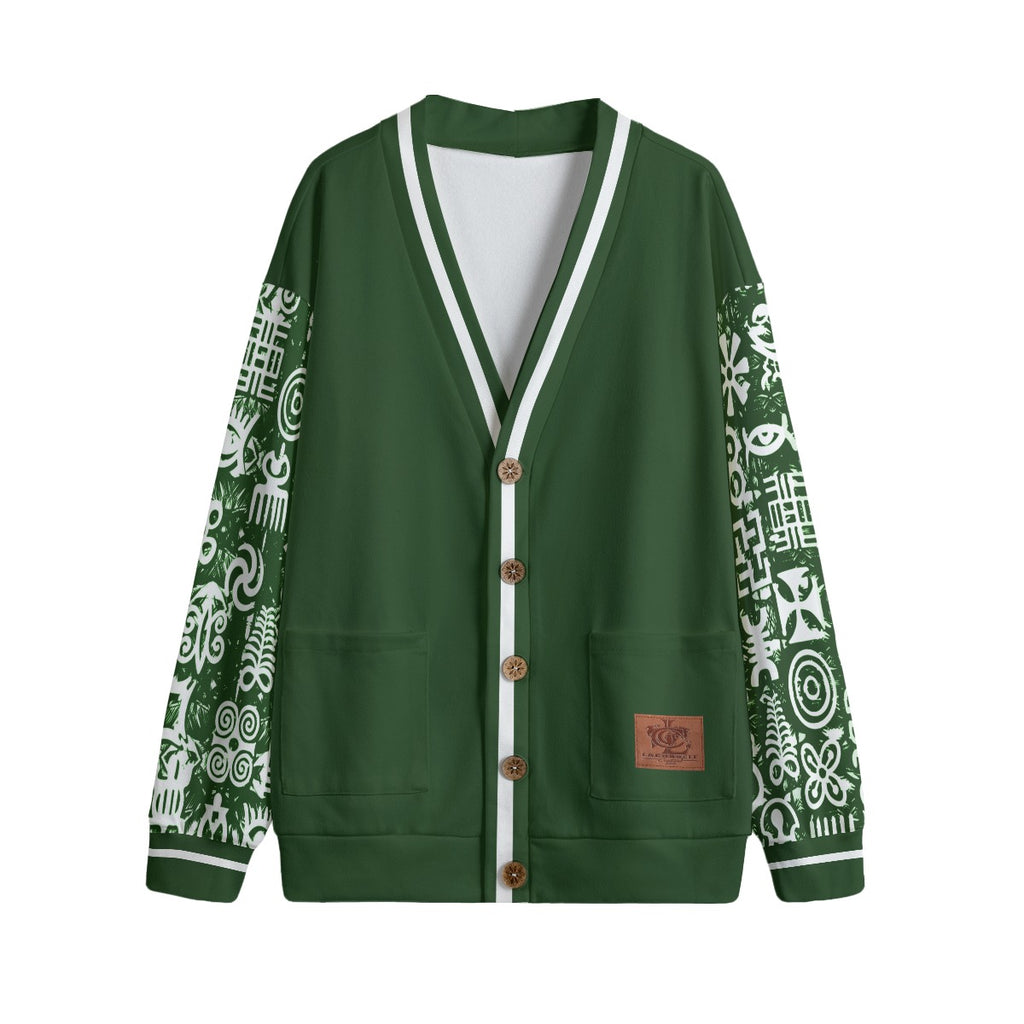 ADINKRA MXGRN Unisex Knitted Cardigan