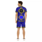 PRIVILEGE BLUE Men's Short Sleeve Shirt Sets