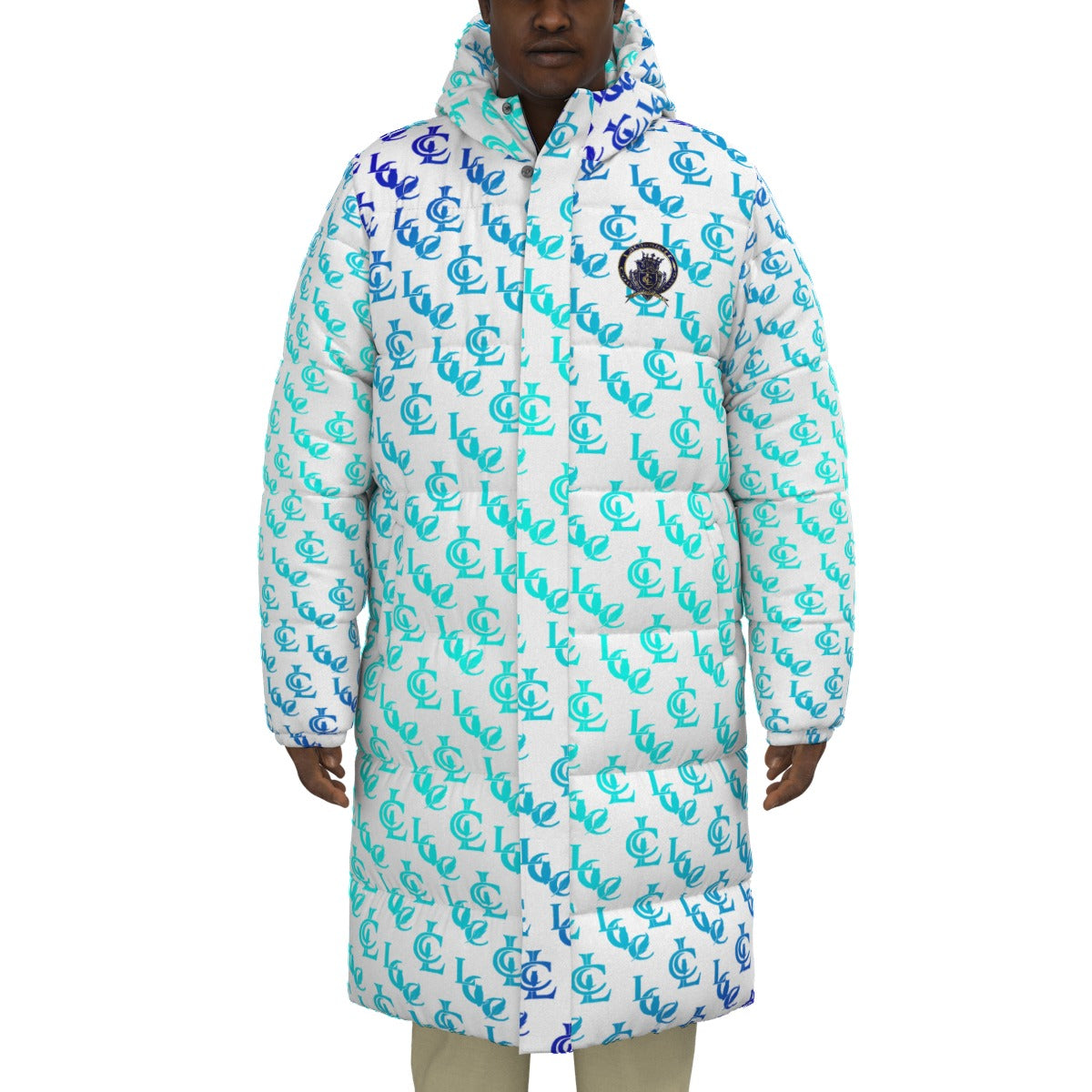 NEW RICH BLUETT Unisex Long Down Jacket