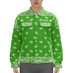 BANDANA FULLY GREEN Unisex Lapel Jacket