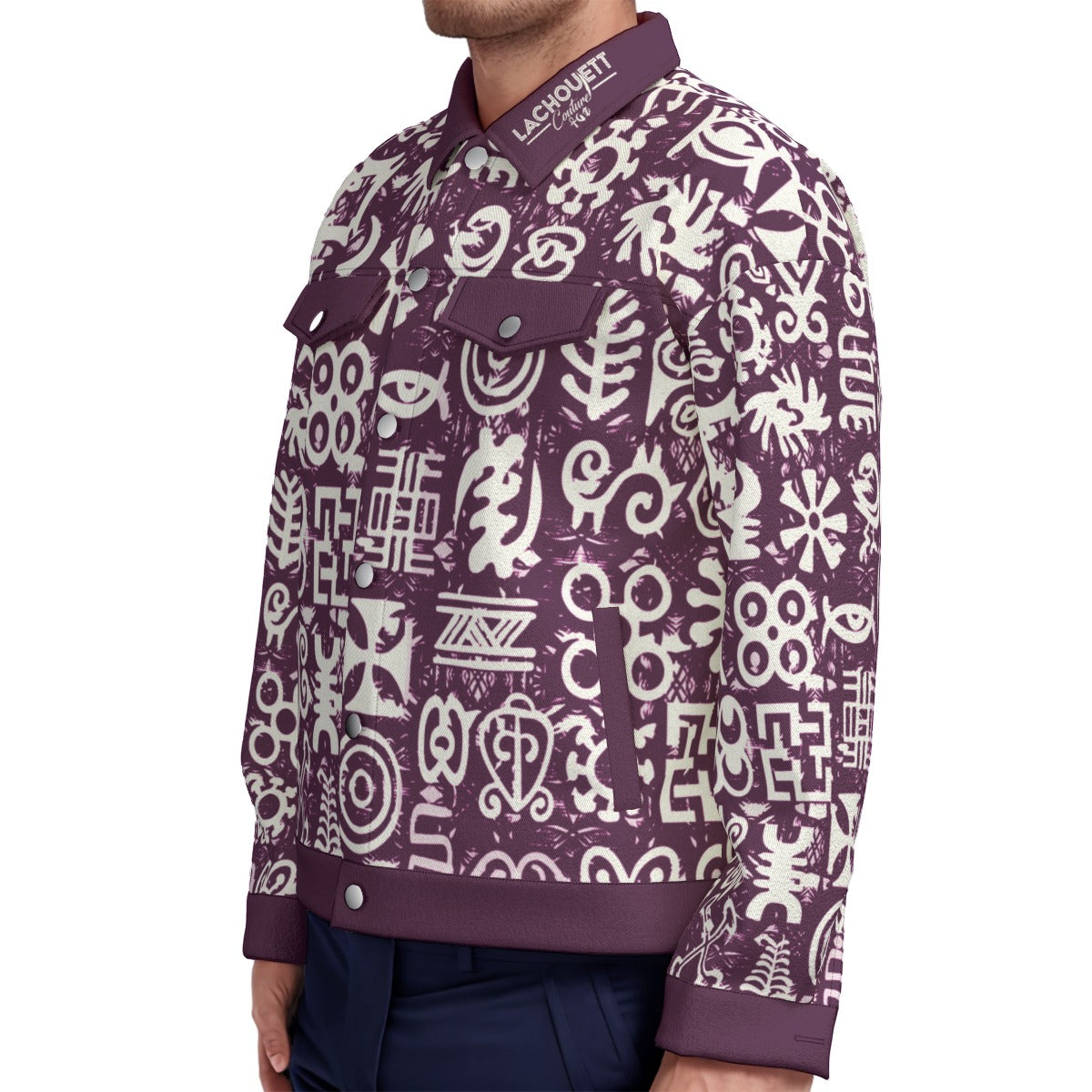 ADINKRA MIXGRAPES Unisex Lapel Jacket