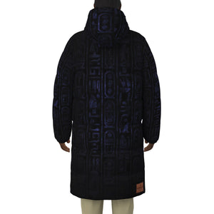HIEROGLYPH Unisex Long Down Jacket