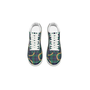 PLAID IN GOLD Women's Air Force Shoes
