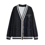 HOTEP ANKH Unisex V-neck Cardigan With Button Closure