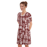 ADINKRA MXBRDX Women's Round Neck Dress