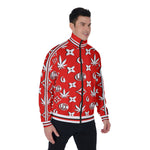 LCC WEEDY RED Men's Stand Collar Jacket