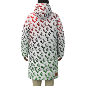 LCC RBG WHT Unisex Long Down Jacket