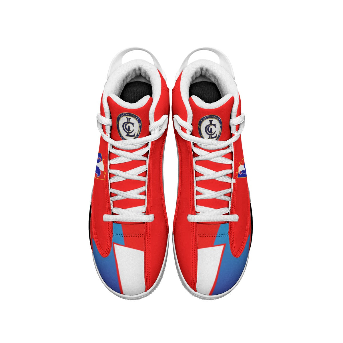 FRANCE RED Men's Shock Basketball Shoes