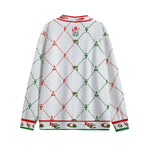 A.U.S RBG DELUXE WHT Unisex Cardigan With Button Closure