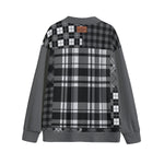 FLEXIN FLANNEL GREY Unisex Cardigan With Button Closure