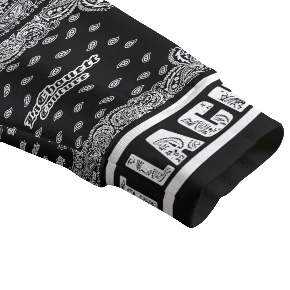 BANDANA MIX BLC Unisex V-neck Cardigan With Button Closure