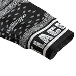 BANDANA MIX BLC Unisex V-neck Cardigan With Button Closure