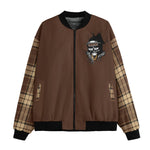 LOS CRMINALES BRWN Bomber Jacket