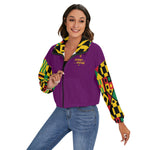 KENTE BUTAN PRPLE Women's Zip Jacket