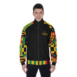 KENTE BUTAN BLC Men's Stand Collar Jacket