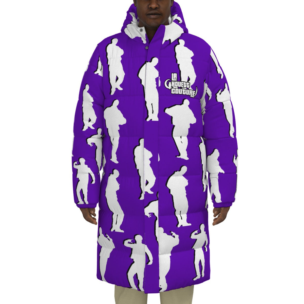 C-WALK GRAPES Unisex Long Down Jacket