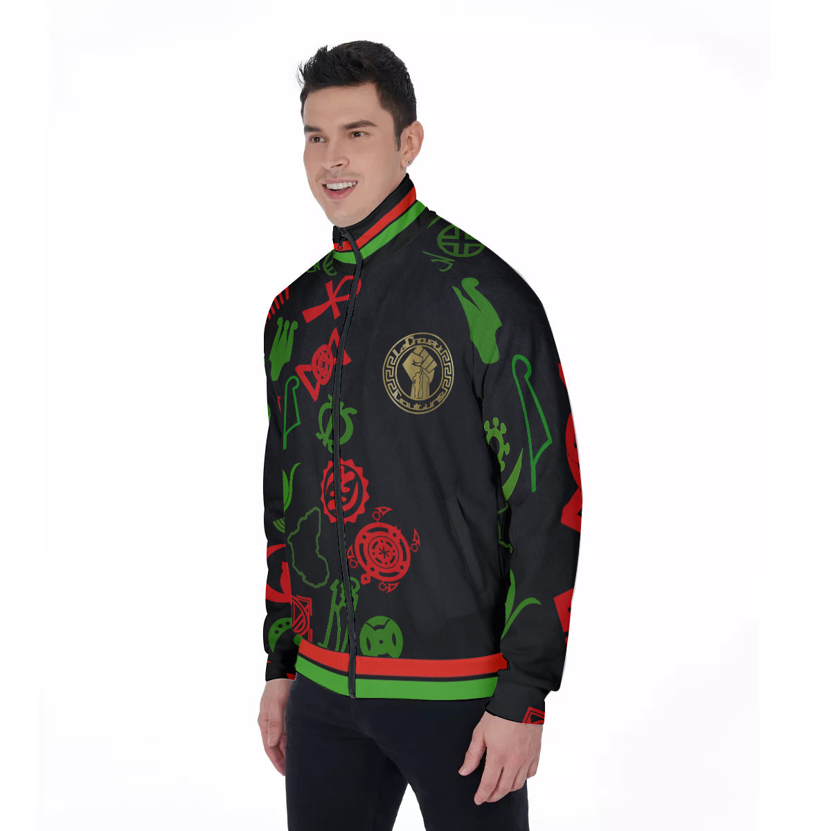 KMT WORLD Men's Stand Collar Jacket