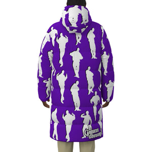 C-WALK GRAPES Unisex Long Down Jacket