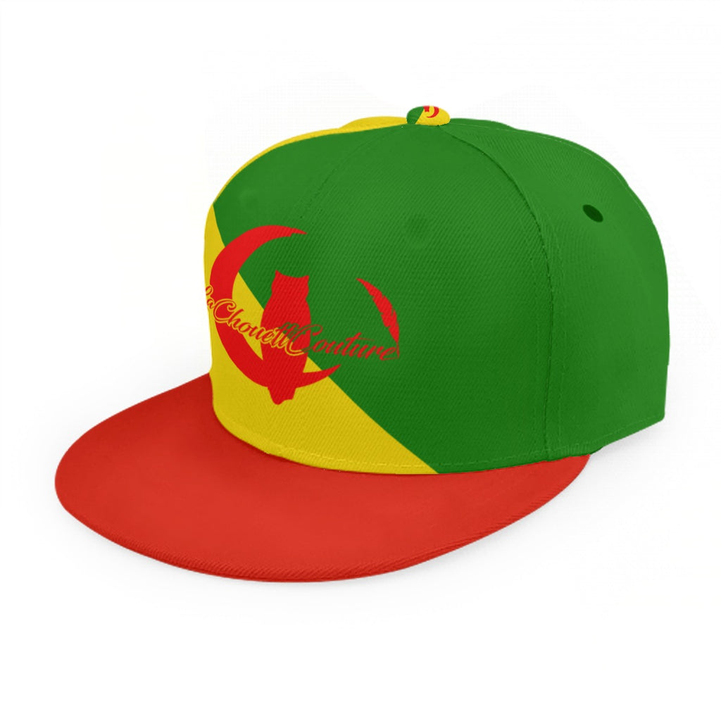 Baseball Cap With Flat Brim