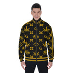 LCC WEEDY CREAM BLC Men's Stand Collar Jacket