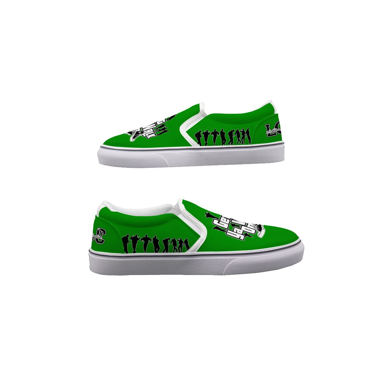 GET YA WALK ON GREEN Men's Slip On Sneakers