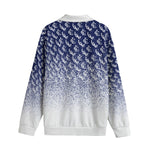 LCC NEW RICH BLUE Unisex Lapel Collar Sweater