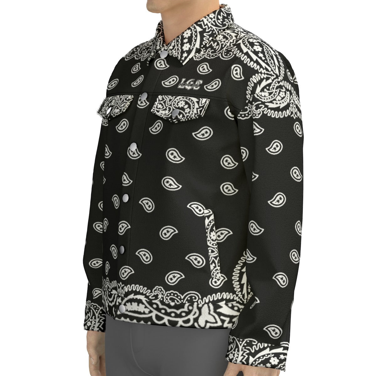 BANDANA FULLY BLC Unisex Lapel Jacket