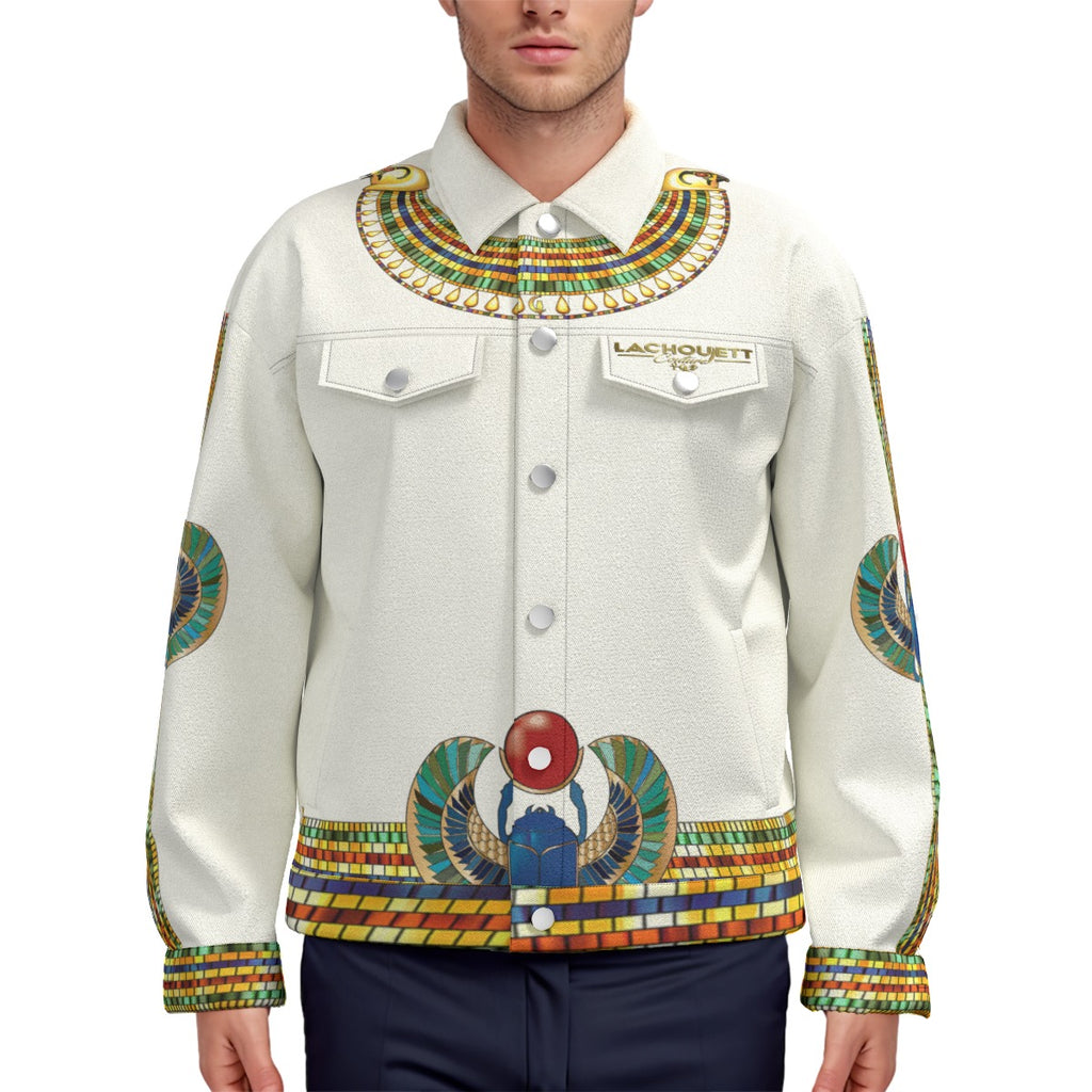 MEDJAY WHT Unisex Lapel Jacket
