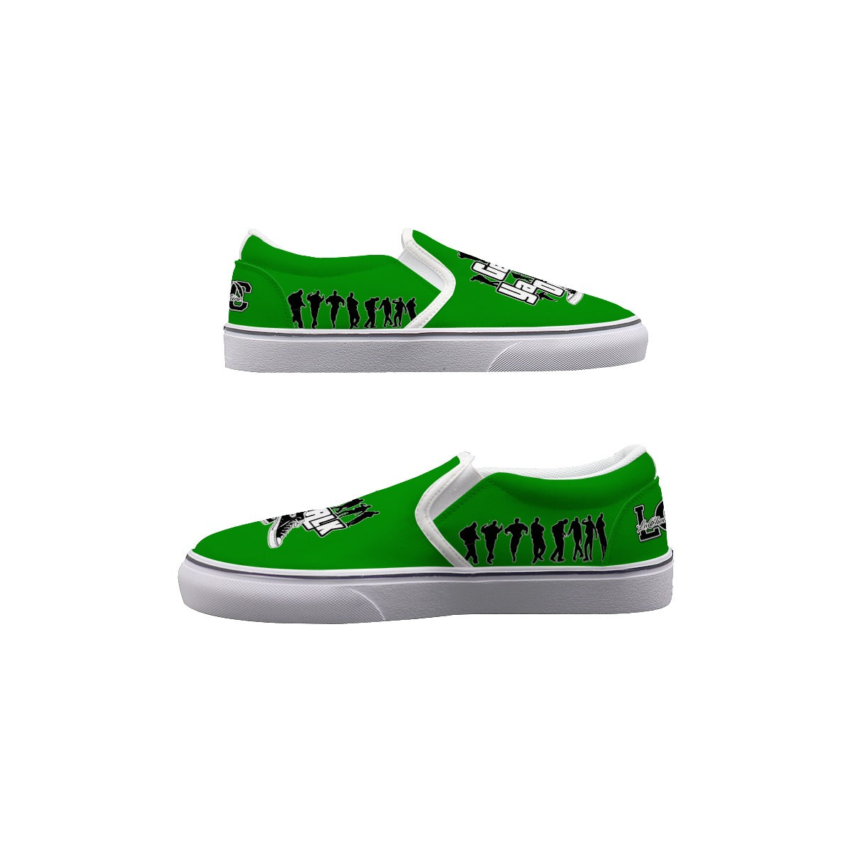 GET YA WALK ON GREEN Men's Slip On Sneakers