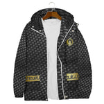 DELUXE BLC Windbreaker With Zipper Closure And Snap Button