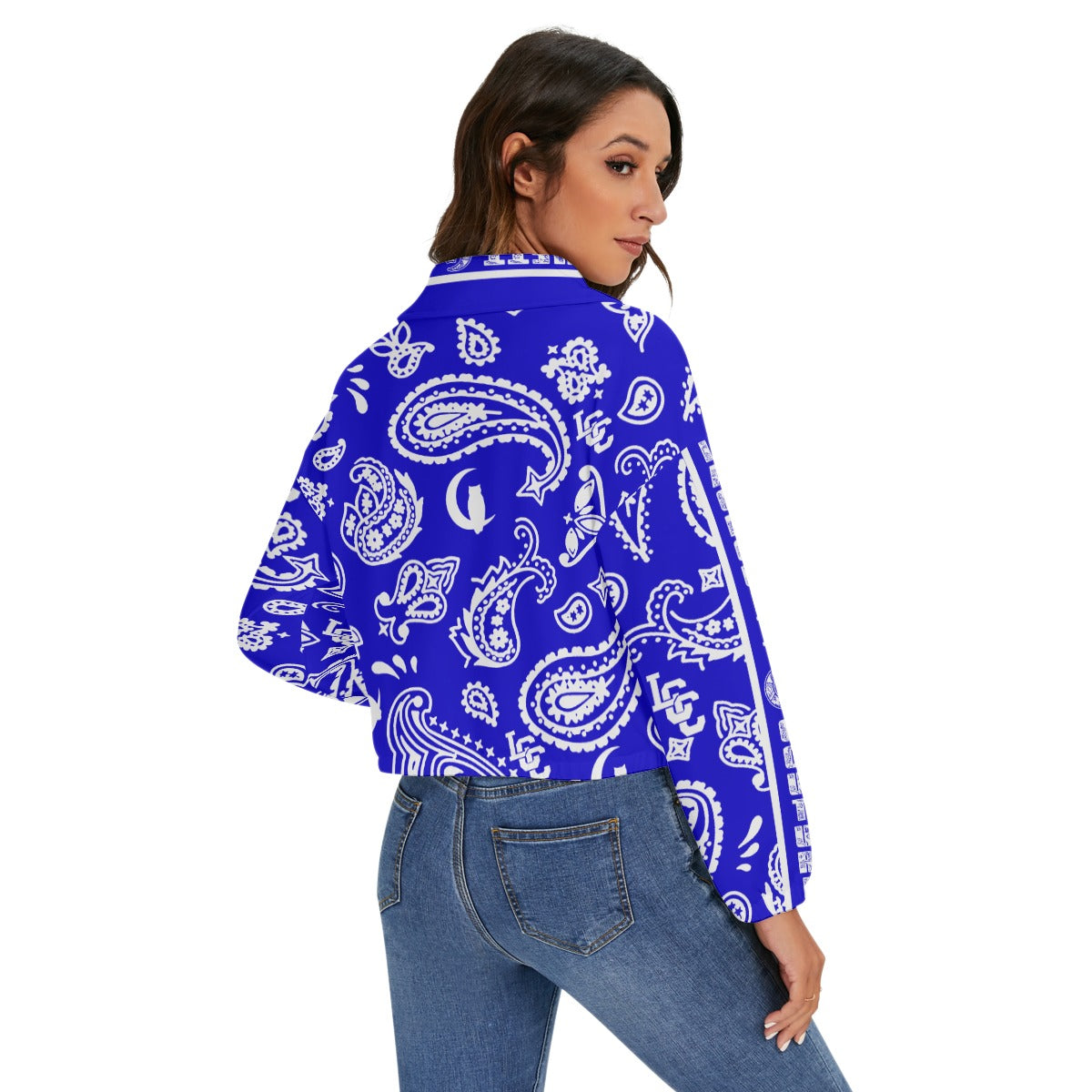 BANDANA PAISLEY Cs'UP Women's Zip Jacket