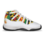 KENTE BUTAN WHT High Top Basketball Shoes