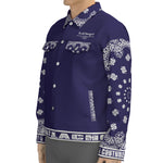 BANDANA V.I.P NAVY Unisex Lapel Jacket