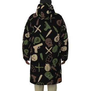 DRILLIN ARMY Unisex Long Down Jacket