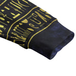 HIEROGLYPH DELUXE Unisex V-neck Cardigan With Button Closure